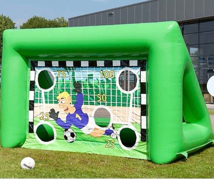 Te huur Opblaasbaar Voetbaldoel goal- spel Springkussen, Ophalen, Nieuw, Overige