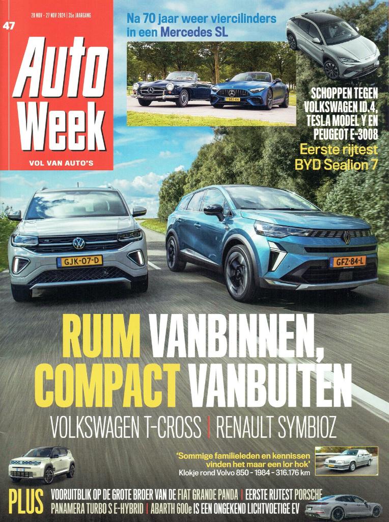 Autoweek 2024 nr. 47 (o.a. Renault Symbioz & VW T-Cross), Verzenden, Gelezen, Algemeen