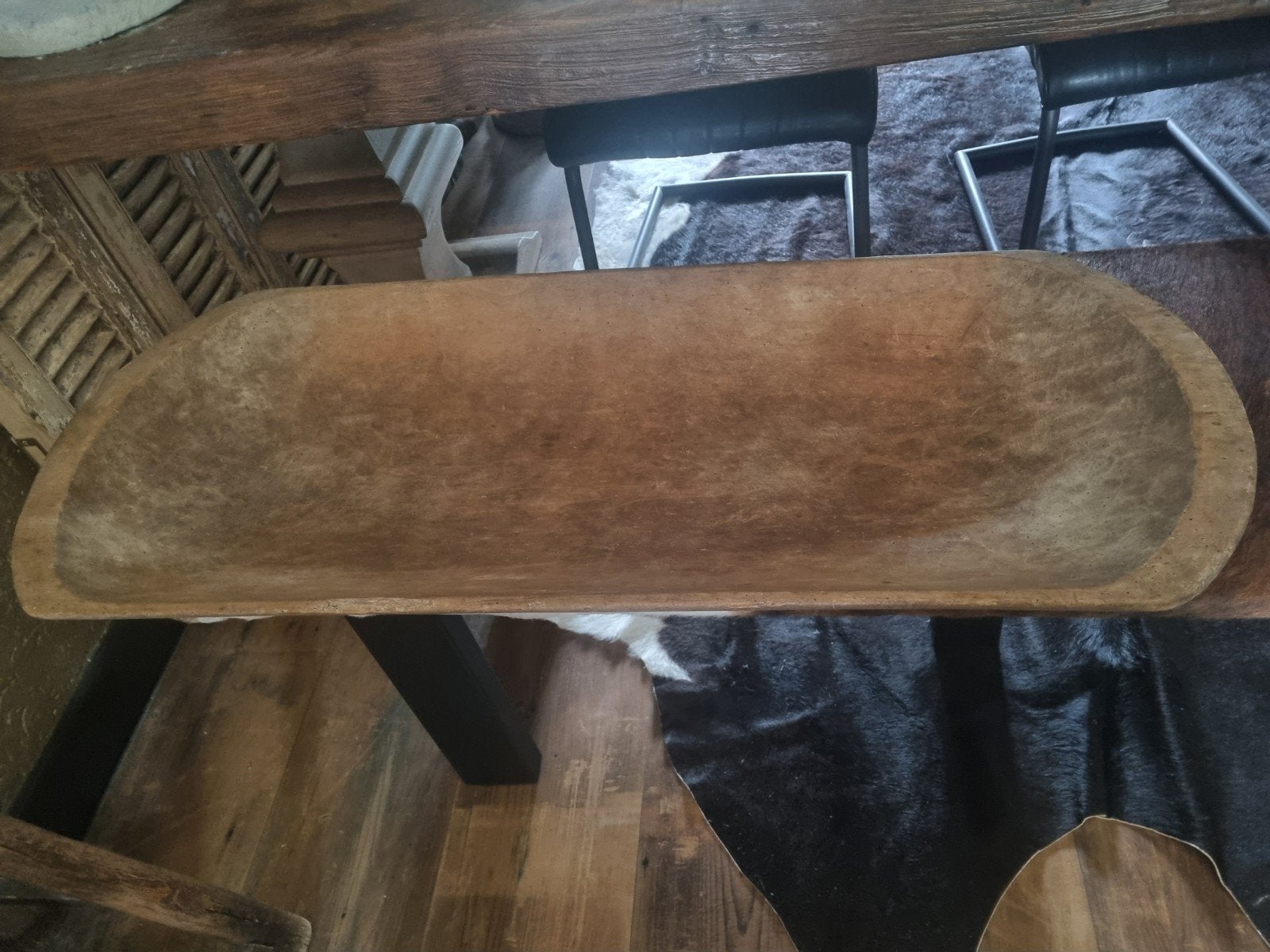 Te koop houten trog, Ophalen, Gebruikt, Rechthoekig, Hout