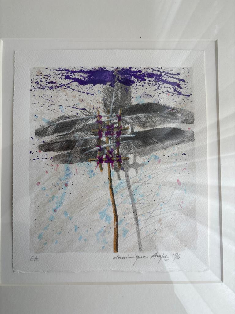 Dominique Ampe '96 - Uniek kunstwerk “De Vogels”, Antiek en Kunst, Ophalen of Verzenden
