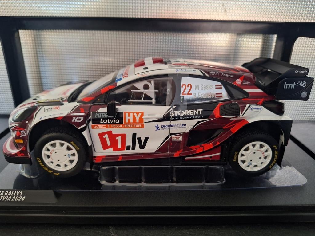 Ford Puma #22 Rally Latvia 2024 Schaal 1:18, Hobby en Vrije tijd, Modelauto's | 1:18, Solido, Auto, Solido, Nieuw