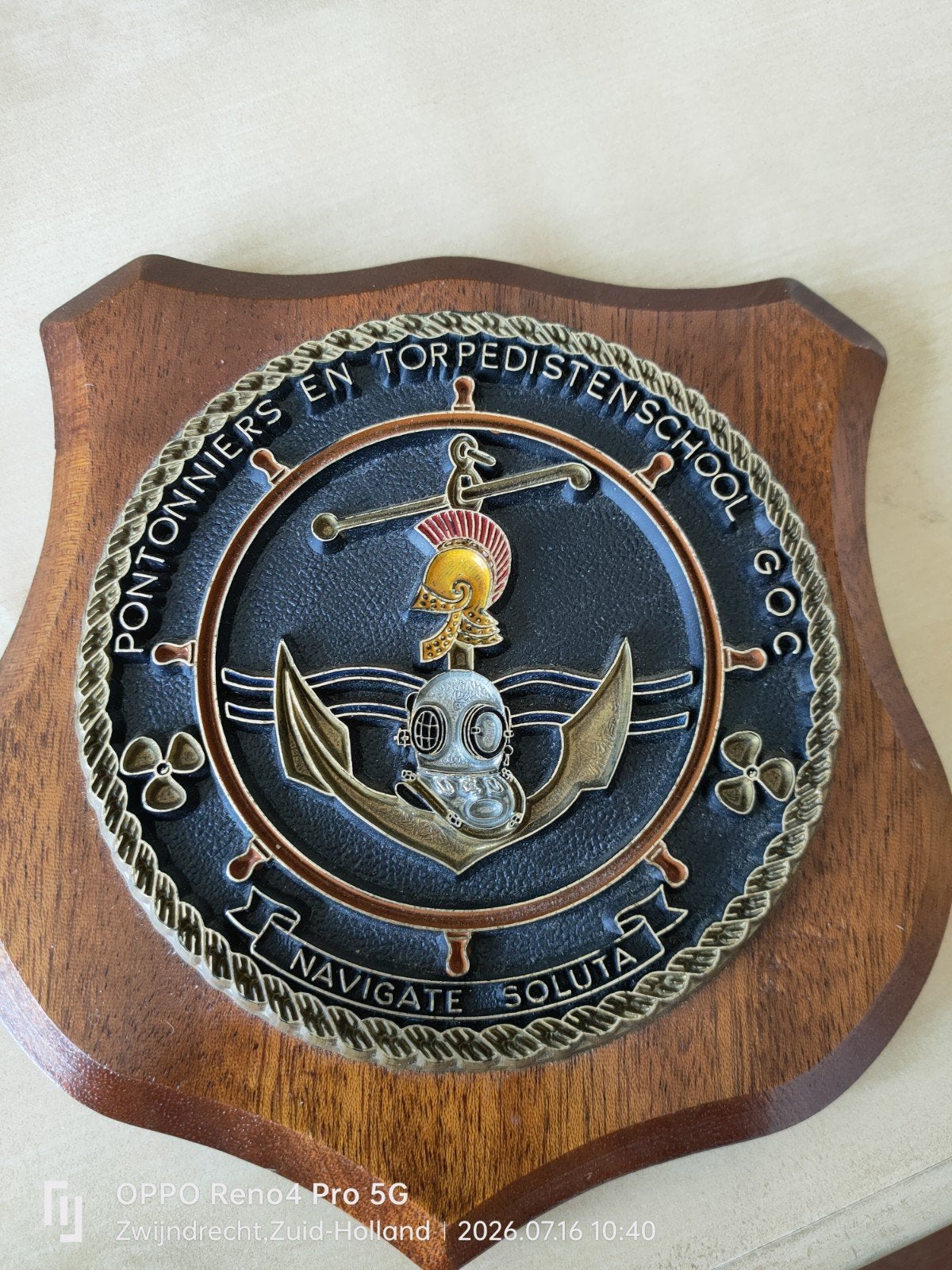 Wapenschildje, Verzamelen, Militaria | Algemeen, Landmacht, Nederland, Verzenden
