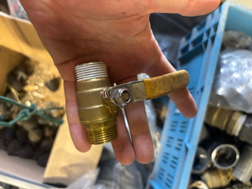 Kogelsluiting mannelijk 20mm, Ophalen, Zo goed als nieuw, Tuinslangkoppeling