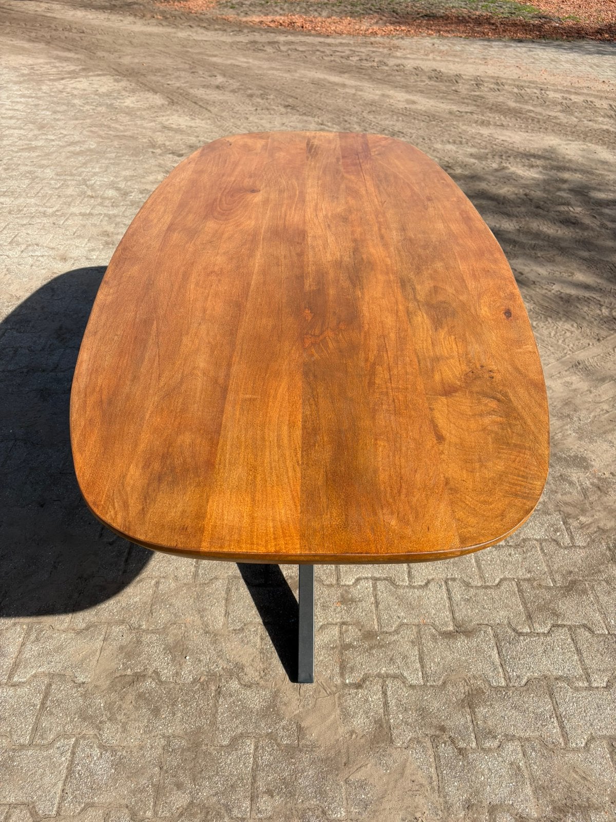 Madison Teakhouten Eettafel 200 cm – Deens Ovaal | Nieuw!, Ophalen, 100 tot 150 cm, Teakhout, Ovaal