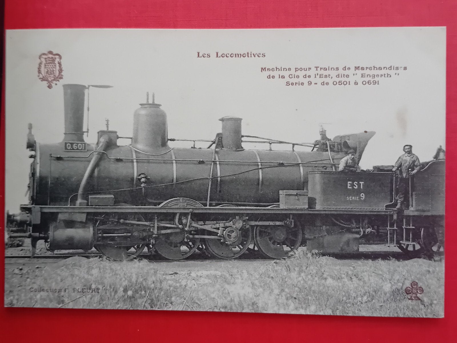 Ansichtkaart Les Locomotives, Ophalen of Verzenden, Trein, Kaart of Prent