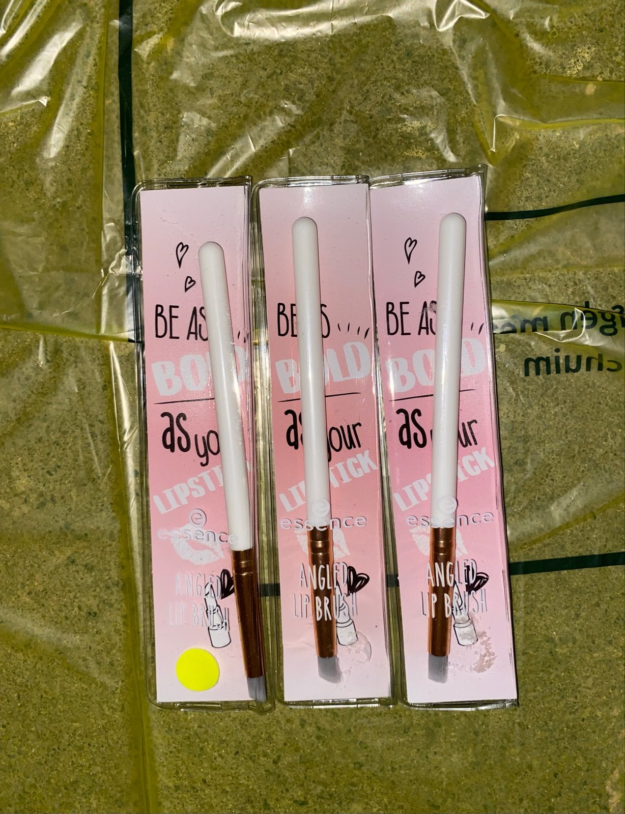 Nieuwe Essence Angled Lip Brushes - Set van 3, Ophalen of Verzenden, Nieuw, Lippen
