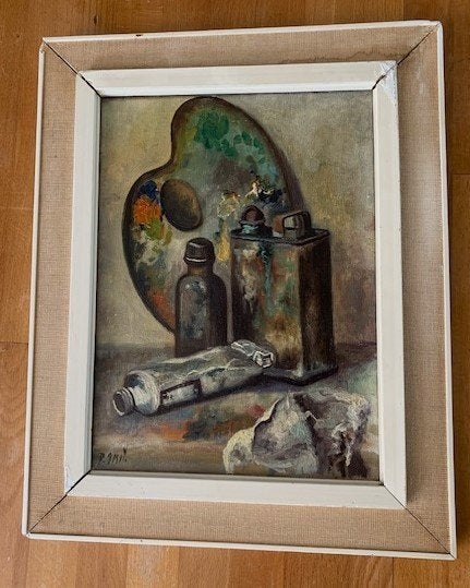 schildersattributen ca. 1950 - Derk Smit (1889-1985), Ophalen of Verzenden