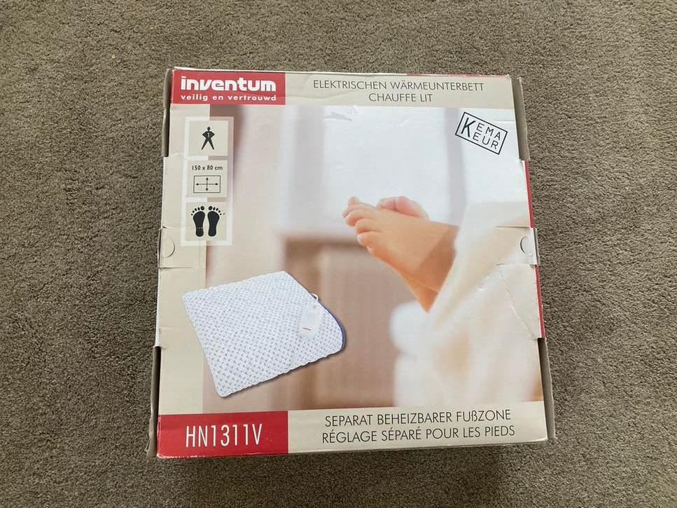 Electrische deken, Eenpersoons, Wit, Overige typen, Ophalen of Verzenden