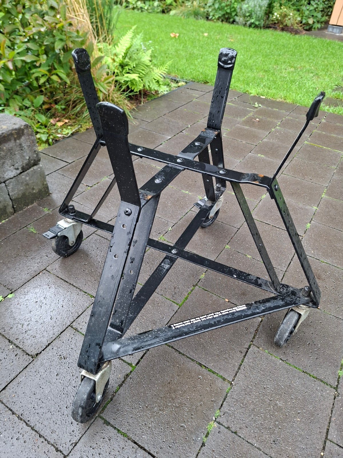 Big Green Egg Nest Large onderstel met wielen, Ophalen, Gebruikt, Big Green Egg