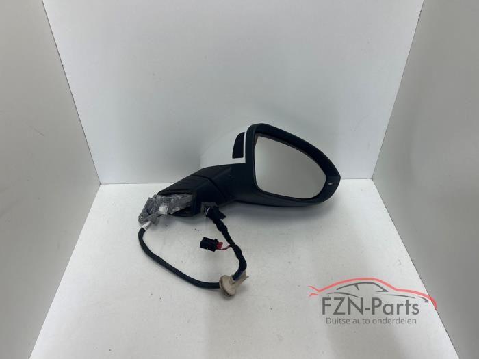 VW Golf 8 5H Zij buiten spiegel Rechts Inklapbaar Side assis, Ophalen of Verzenden, Gebruikt