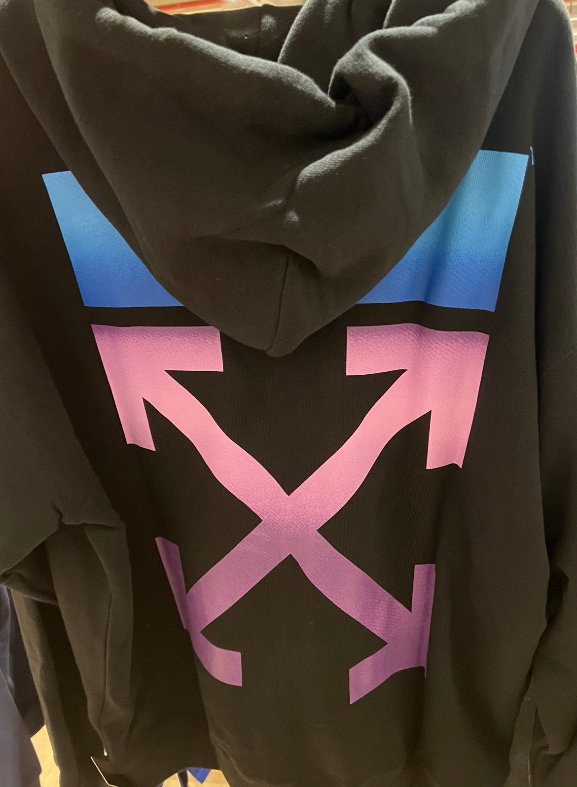 OFF WHITE size M Zip Hoodie., Ophalen of Verzenden, Nieuw, Maat 48/50 (M), Zwart