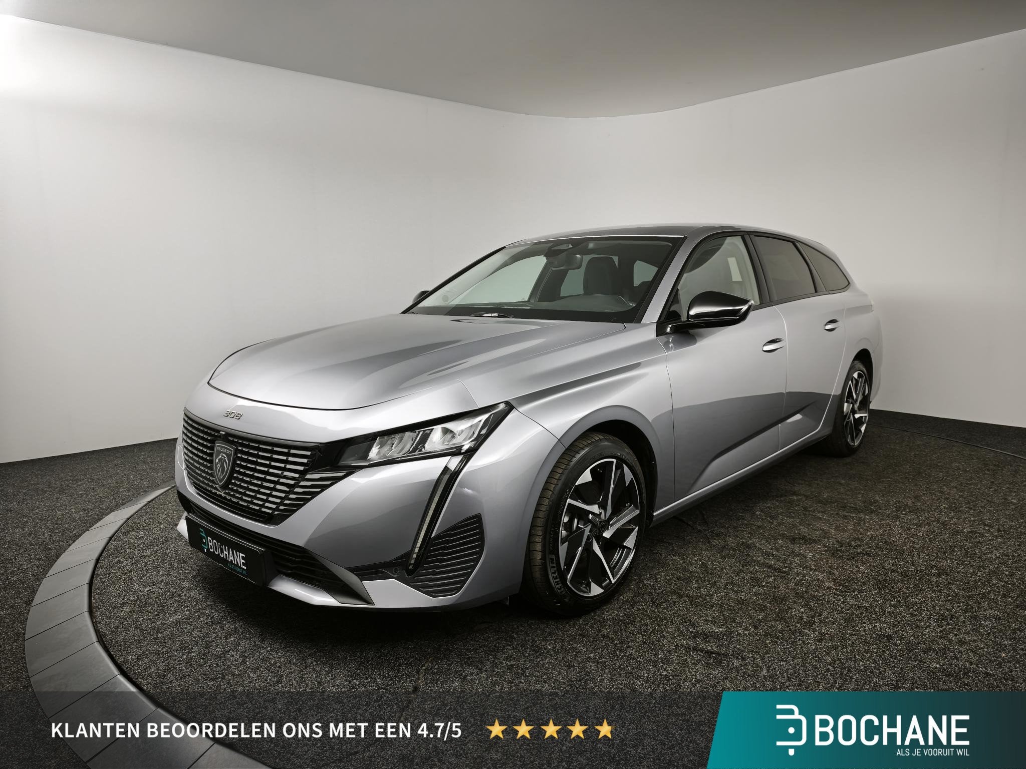 Peugeot 308 SW 1.2 Hybrid 145 e-DCS6 Allure | Navigatie | 36, Auto's, 136 pk, Gebruikt, 1199 cc, Met garantie (alle)