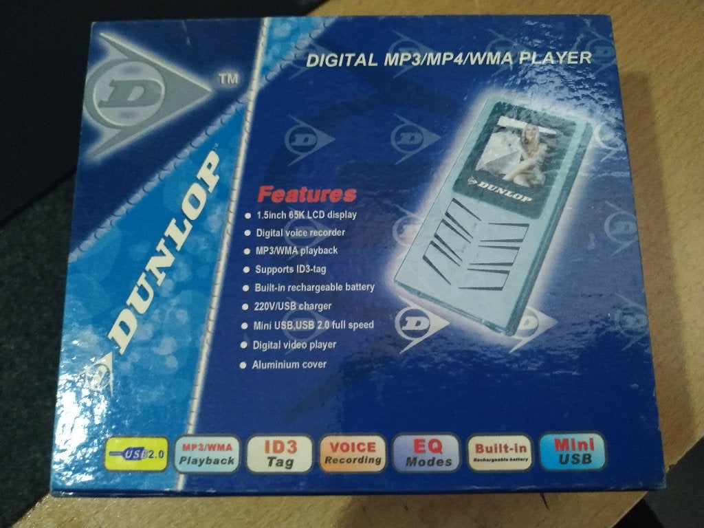 Dunlop digital mp3 player 2GB, Overige merken, Met radio, Ophalen of Verzenden, Zo goed als nieuw