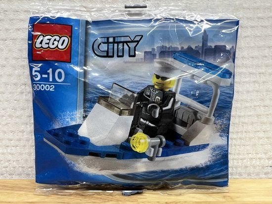 LEGO 30002 City Politieboot (Polybag), City, Lego, Nieuw, Ophalen of Verzenden