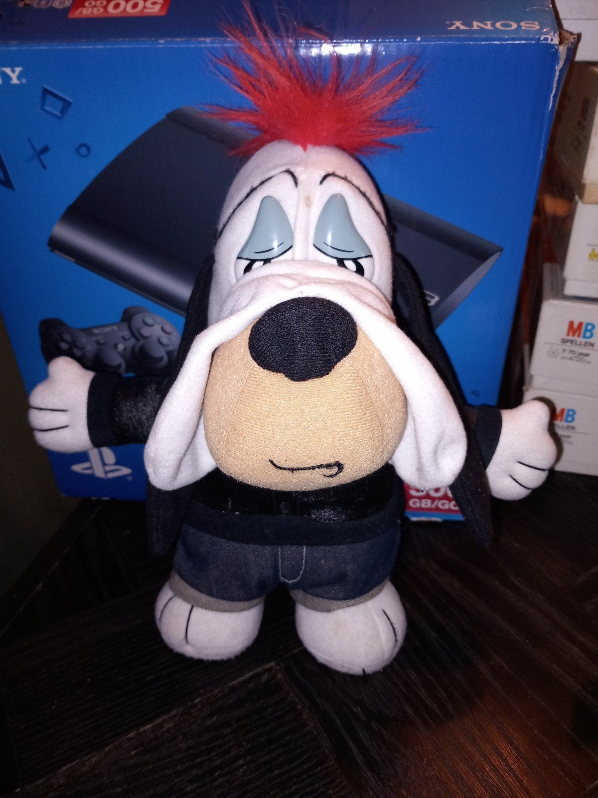 Droopy "Born to be Wild" knuffel van Applause, Gebruikt, Overige merken, Applause, Overige karakters