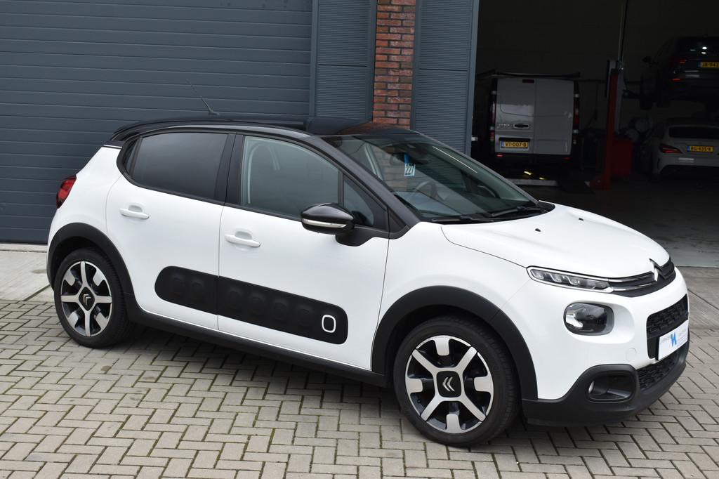 Citroën C3 1.2 PureTech S&S Shine (bj 2017), Auto's, 1025 kg, Euro 6, 1199 cc, Wit