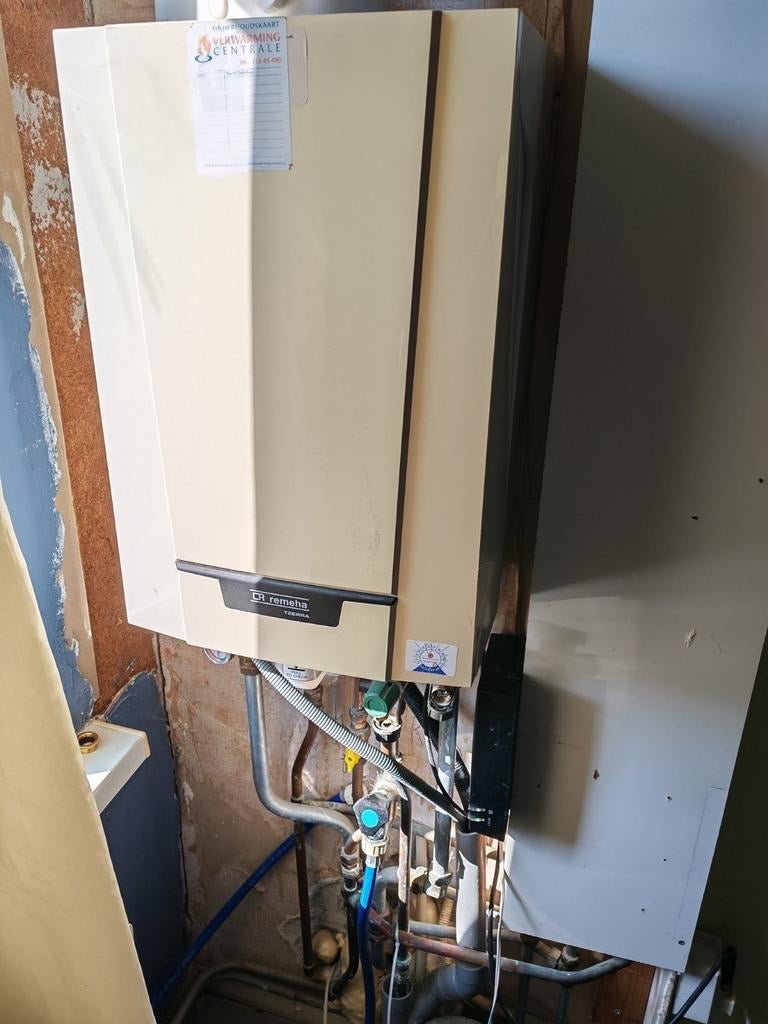 Remeha tzerra cw4 m39c met iSense thermostaat, Ophalen, 30 tot 80 cm, Gebruikt, Hoog rendement (Hr)