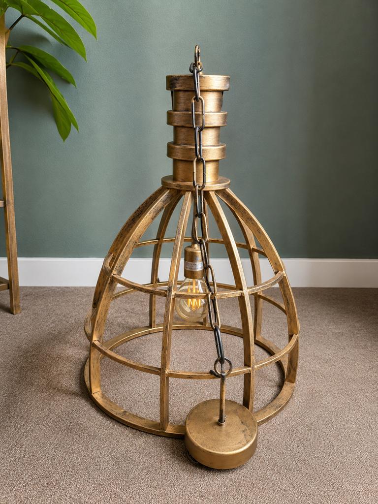 Industriële statement lamp, Ophalen, Zo goed als nieuw, Minder dan 50 cm