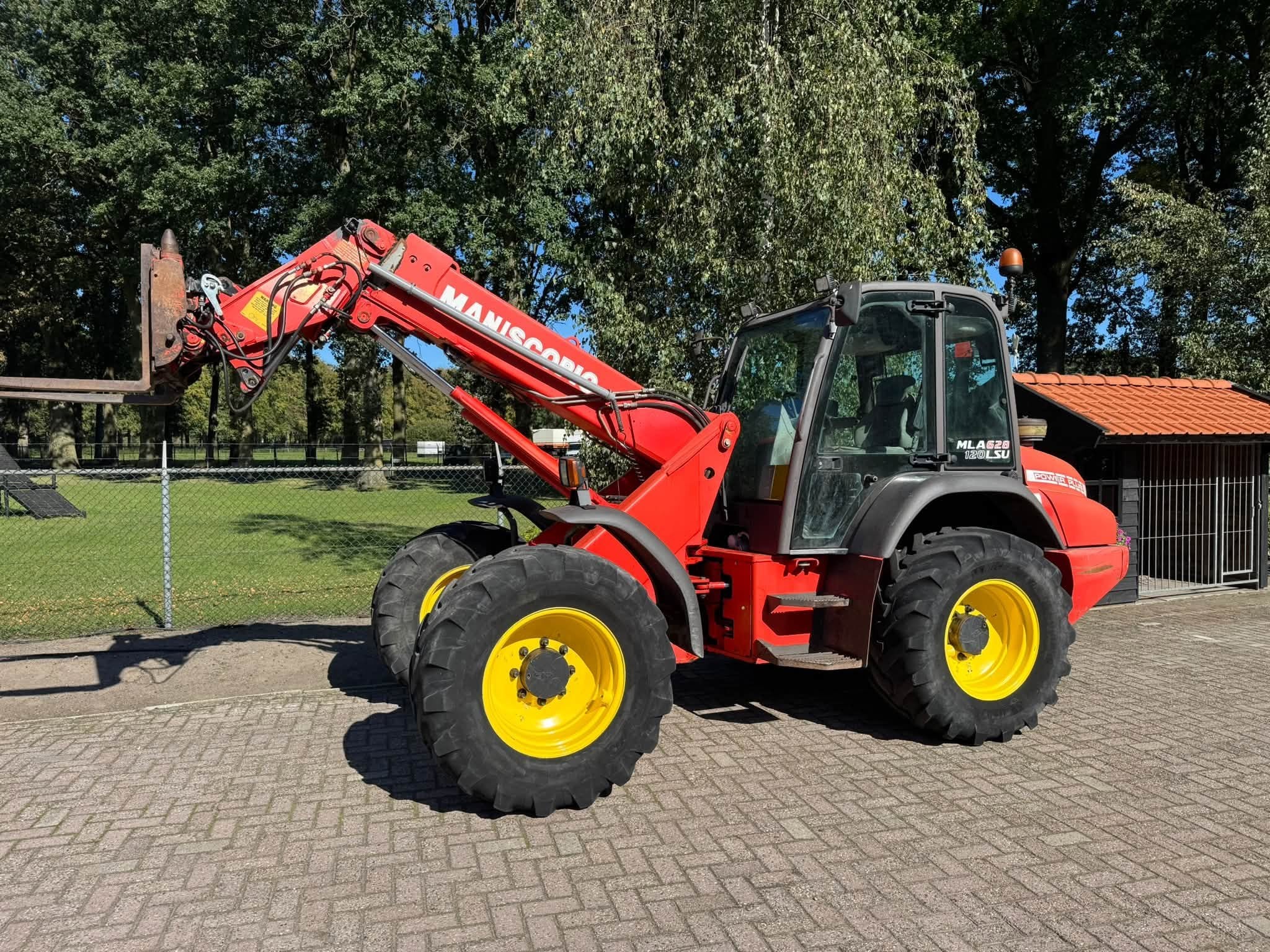 Manitou MLA 628-120 Telelader verreiker shovel (bj 2004), Zakelijke goederen, Wiellader of Shovel