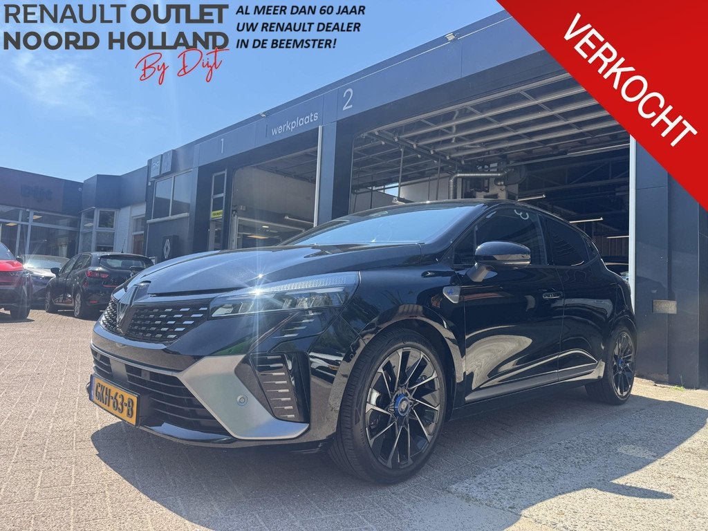 Renault Clio 1.6 E-Tech 145 esprit Alpine Alle opties!, Auto's, Renault, Euro 6, Leder en Stof, Zwart, Origineel Nederlands