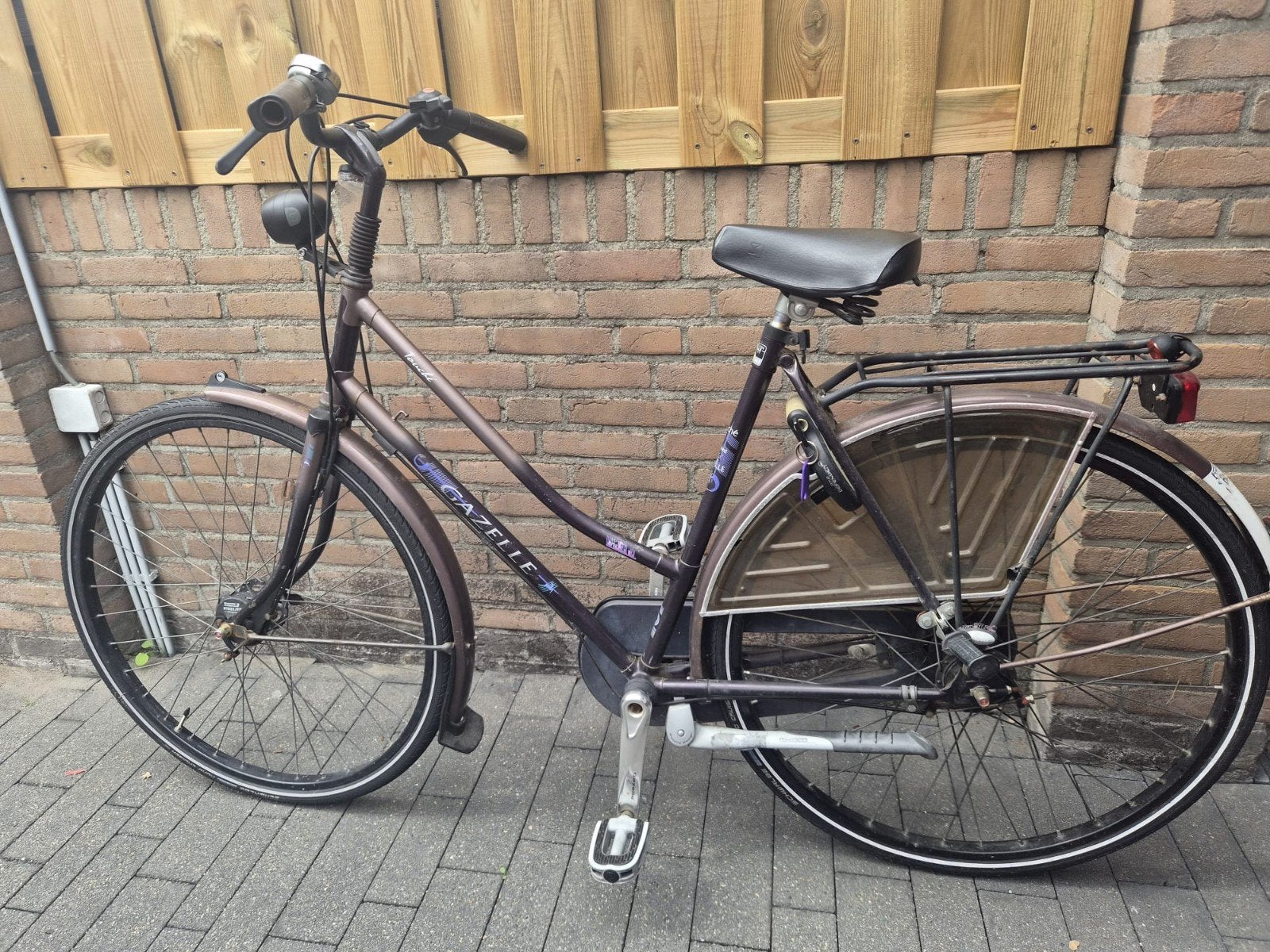 Gazelle fiets met versnellingen, Ophalen, Terugtraprem, Versnellingen, Gazelle