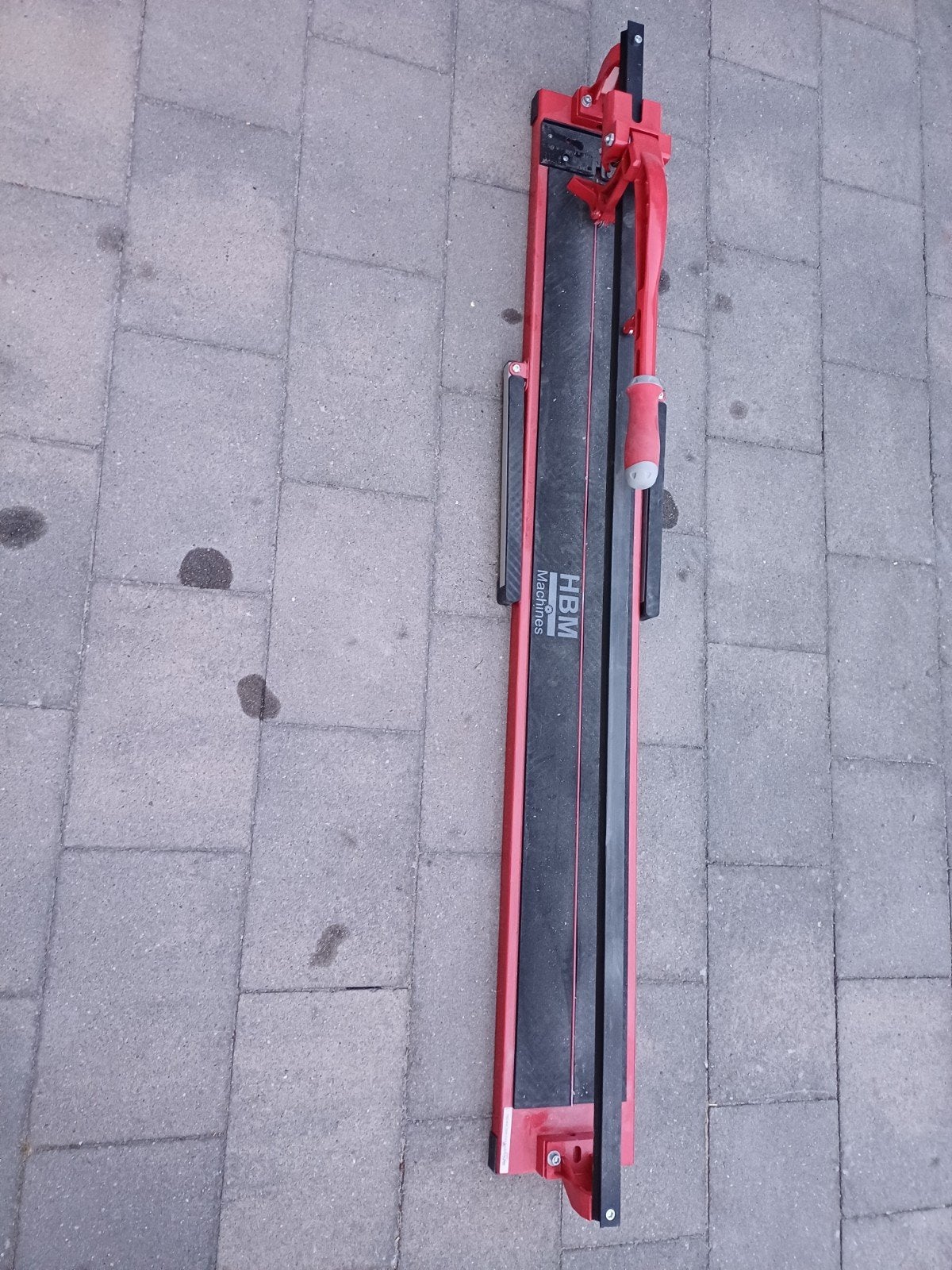 Tegelsnijder 120cm HBM Machines, Ophalen, Zo goed als nieuw, 60 cm of meer