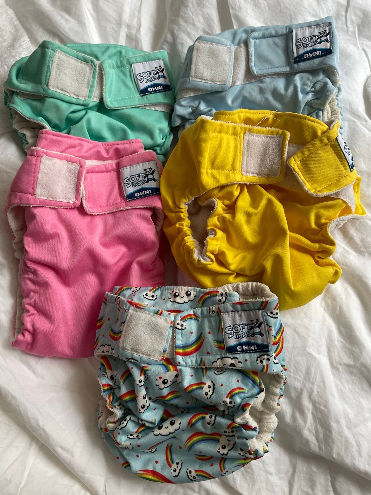 Wasbare luiers en accessoires totsbots softbums petitlulu, Kinderen en Baby's, Ophalen of Verzenden, Gebruikt