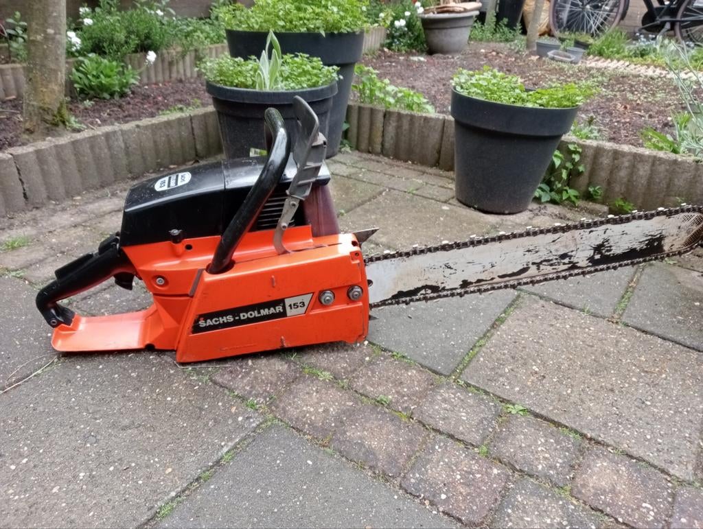 Sachs dolmar 153 kettingzaag 100cc!!, Ophalen of Verzenden