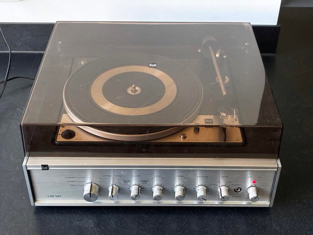 Dual Platenspeler HS 141 - Voor onderdelen of hobbyist, Ophalen of Verzenden, Niet werkend, Platenspeler, Dual