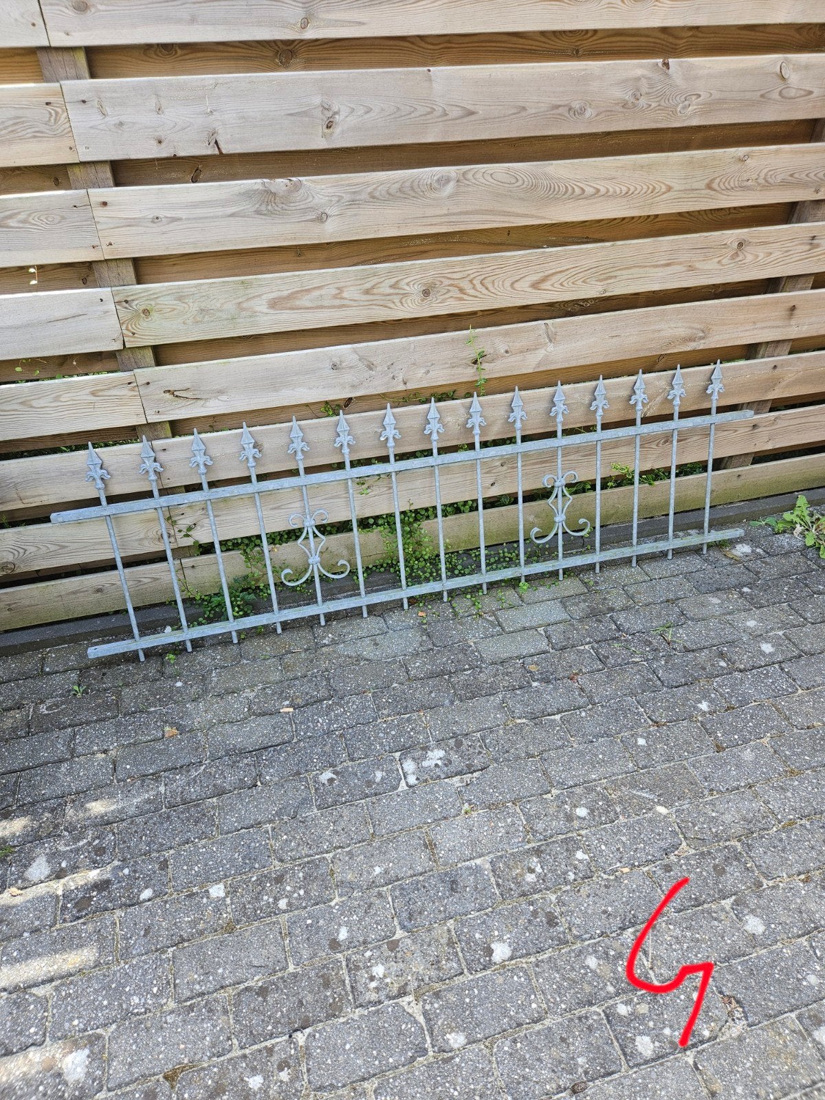Decoratief ijzeren hekwerk -nieuw., Ophalen, Gebruikt, IJzer, Sierhekwerk