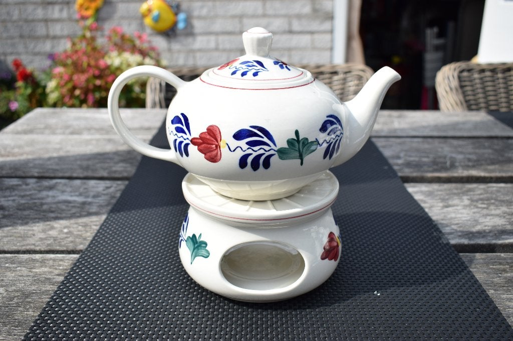 TE KOOP BOERENBONT, Ophalen of Verzenden, Zo goed als nieuw, Theepot, Aardewerk
