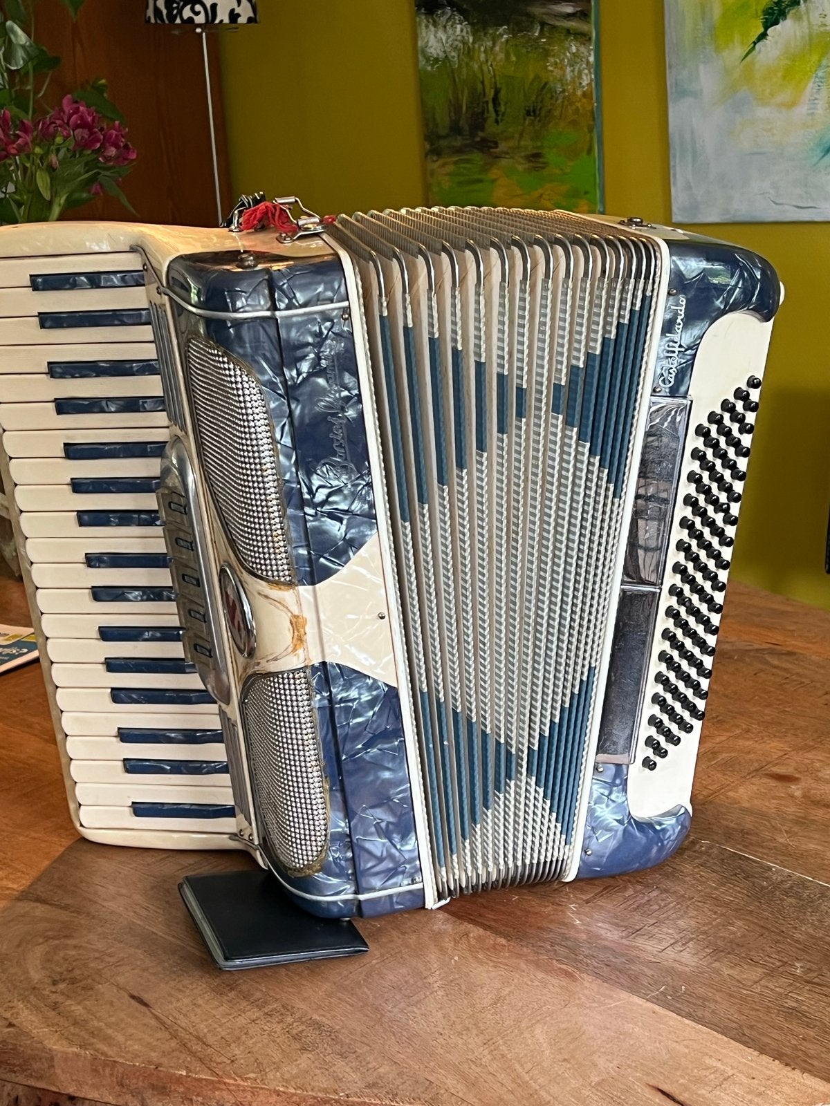 Accordeon borsini giovanni, Gebruikt, Toetsaccordeon, 120-bas, Ophalen