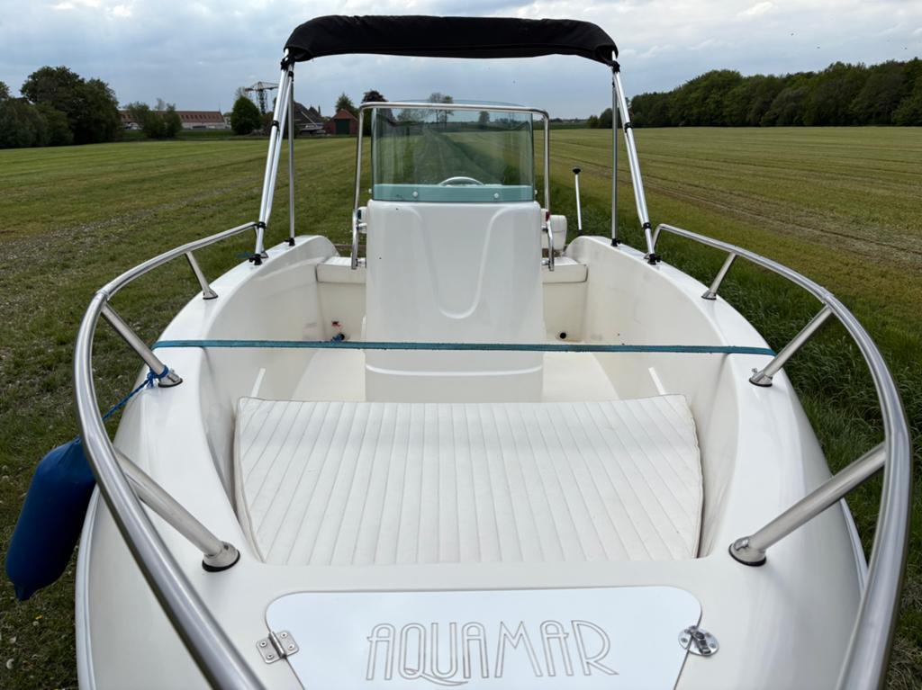 Consoleboot aquamar compleet met 30 pk Mercury en trailer, Watersport en Boten, Vis- en Consoleboten, Ophalen, Overige merken