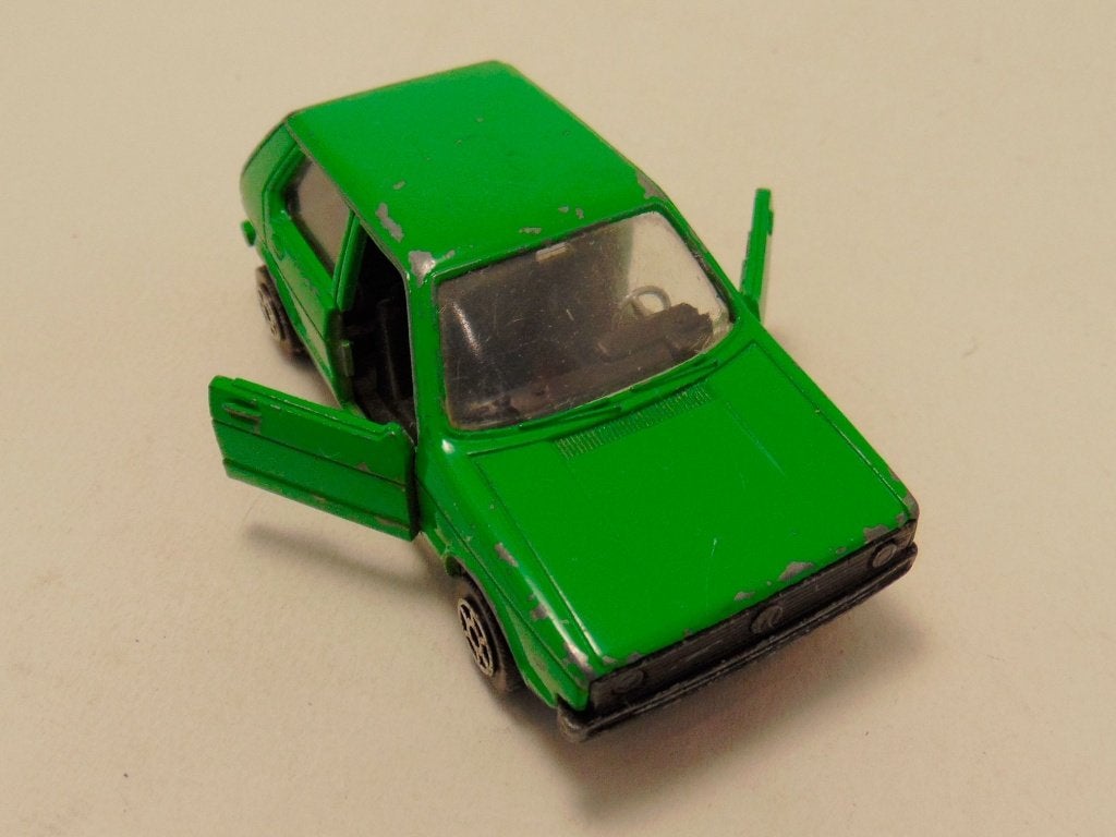 Volkswagen Golf type 1 groen 	 L8.5xB4xH3cm, Ophalen of Verzenden, Gebruikt, Auto