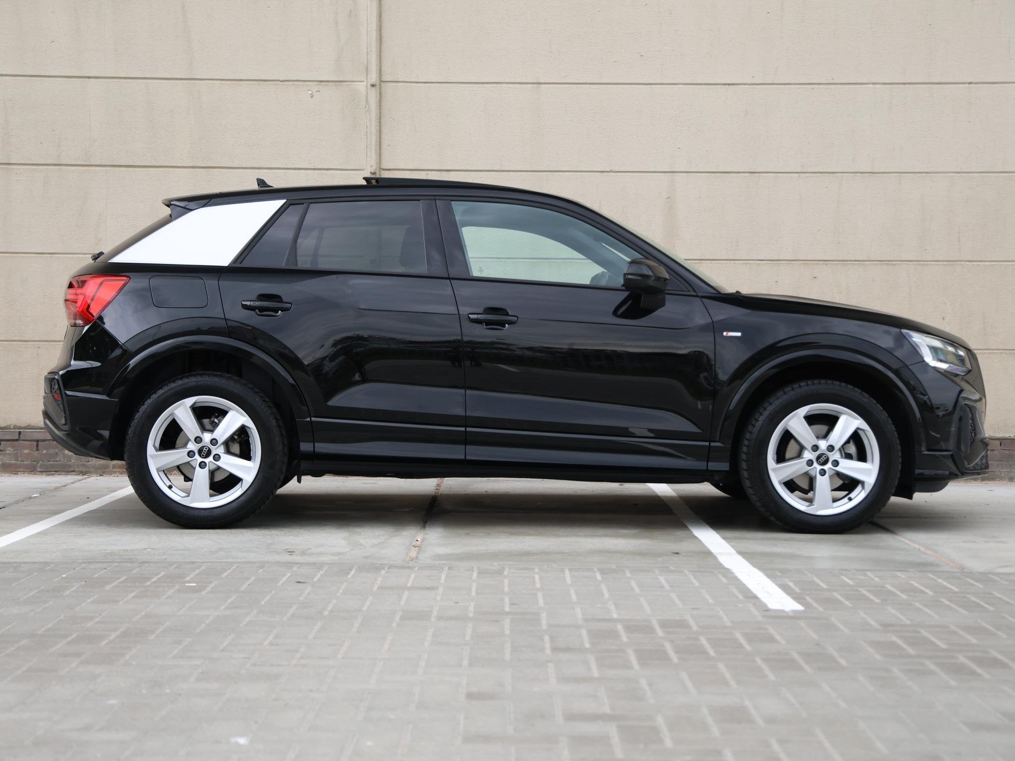 Audi Q2 35 TFSI S Edition 150pk | Panoramadak | Adaptive Cru, Auto's, 4 cilinders, 150 pk, Leder en Stof, Zwart
