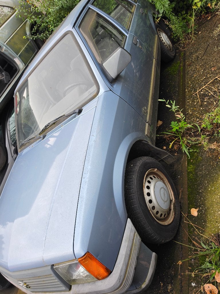 Opel Corsa 1.3 S6 1988 Blauw, Voorwielaandrijving, 750 kg, 4 cilinders, Blauw