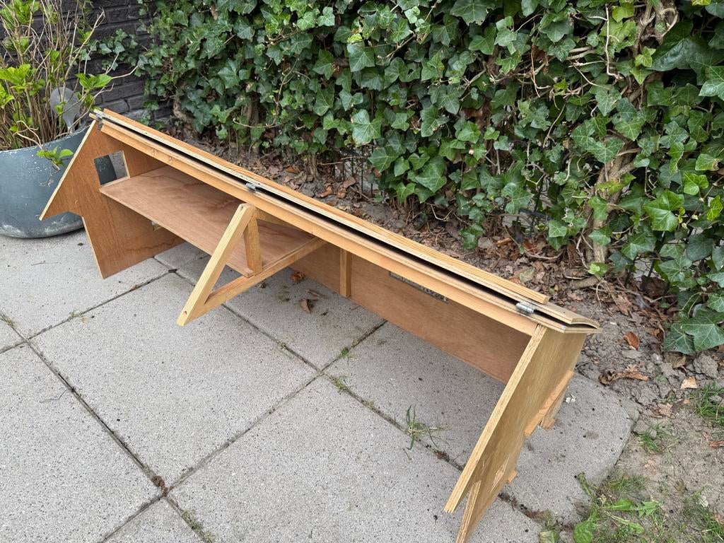 Houten schuur voor speelgoed, Kinderen en Baby's, Speelgoed | Buiten | Speelhuisjes, Gebruikt, Hout, Ophalen