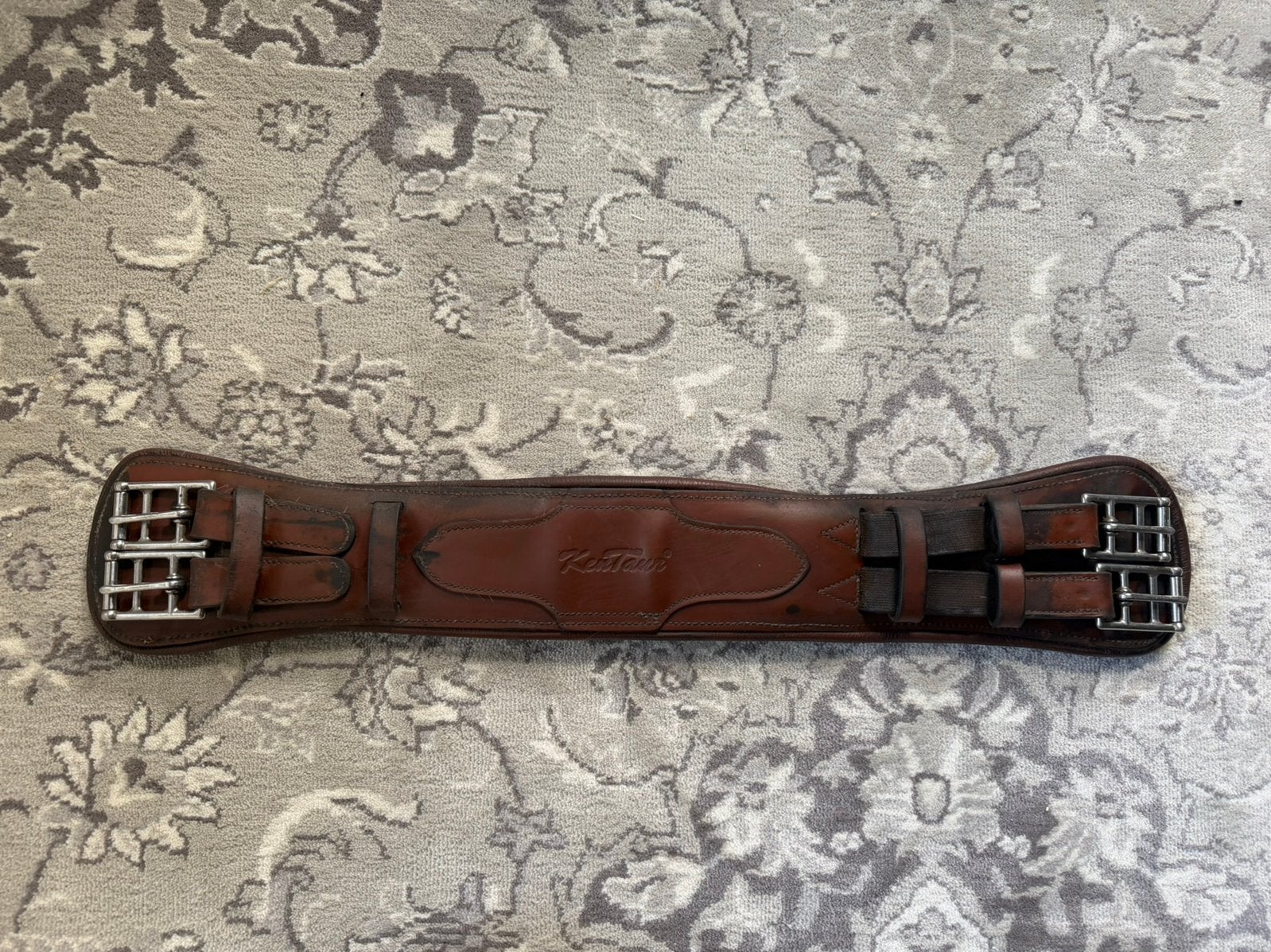 Kentaur anatomische dressuursingel 55cm, Dieren en Toebehoren, Ophalen of Verzenden, Bruin, Singel
