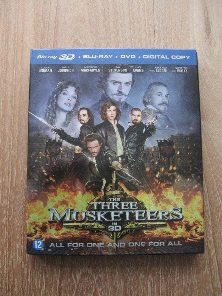 3D Blu-ray (2 Discs) The Three Musketeers (2011), Nederlands, Film, Actie, Ophalen of Verzenden
