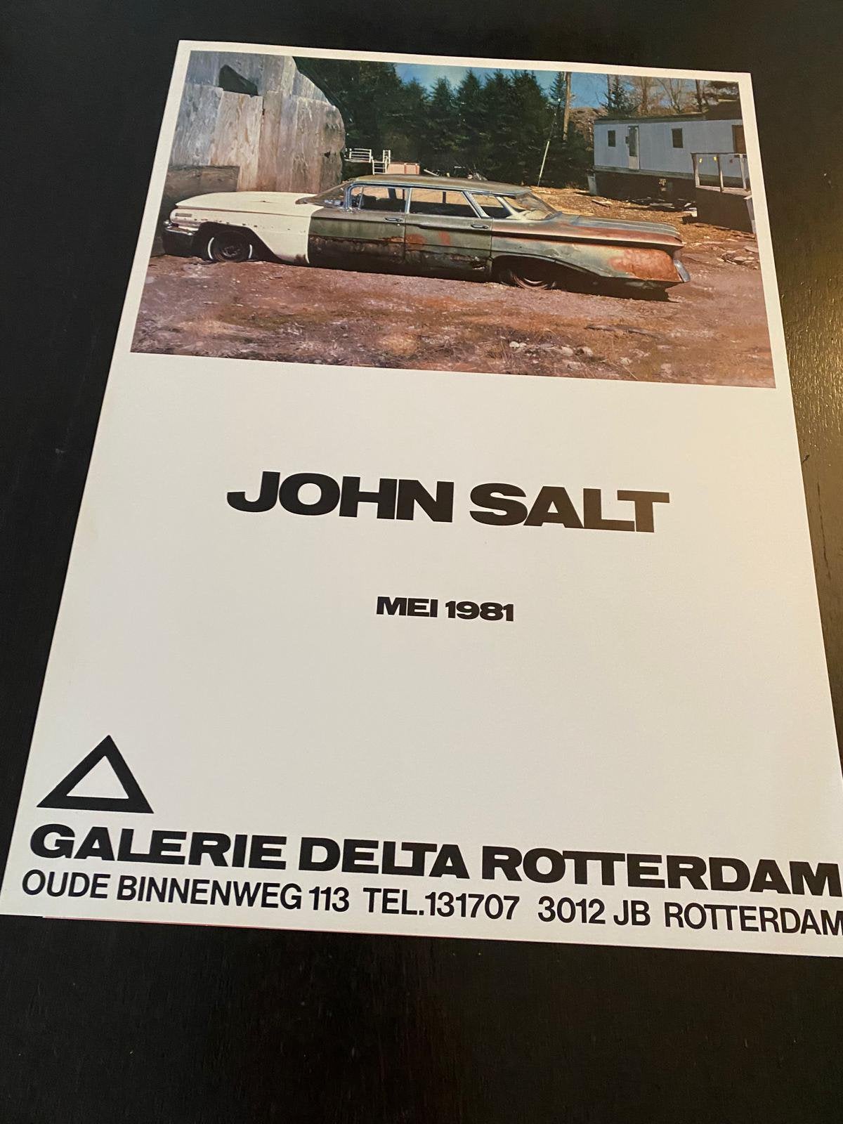 John Salt - Galerie Delta Rotterdam Mei 1981, Ophalen of Verzenden