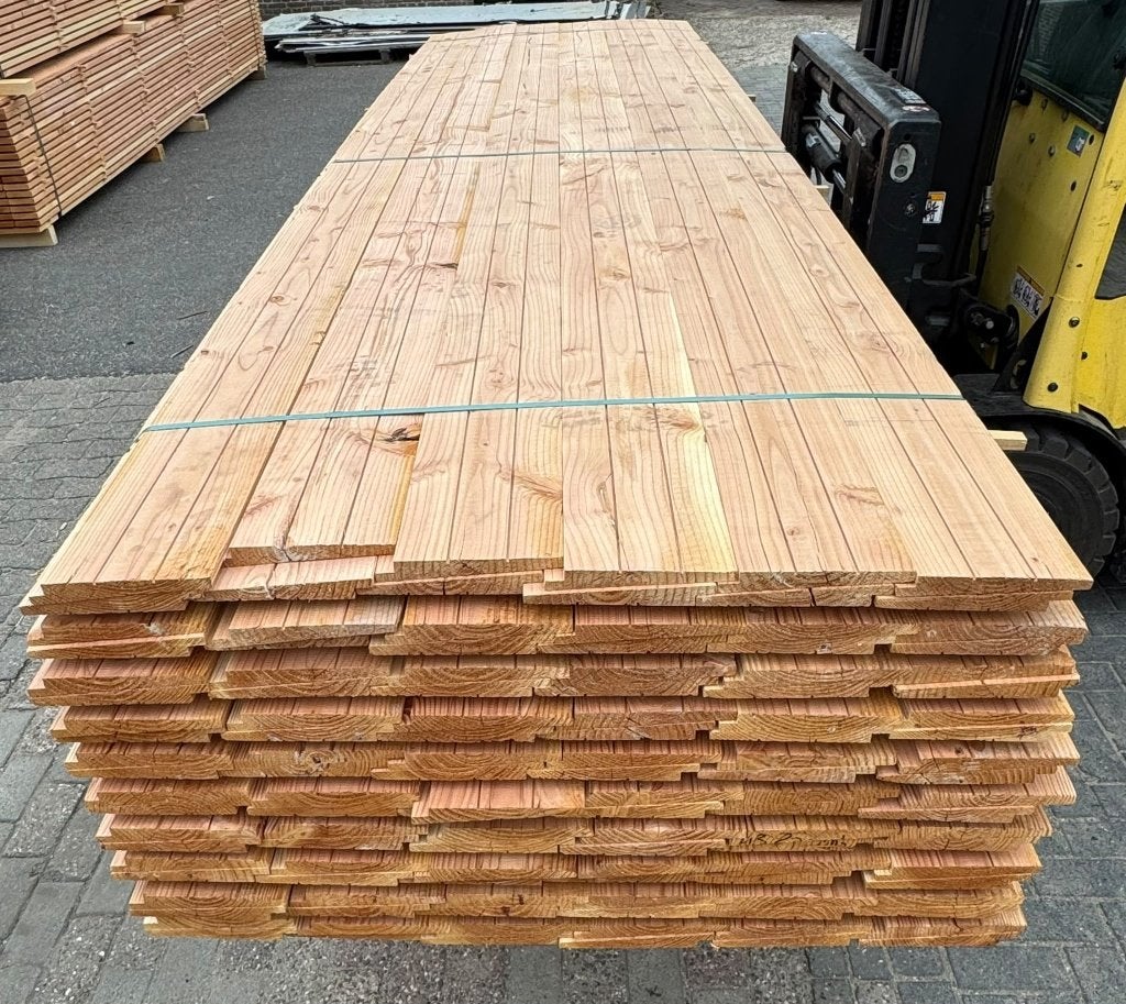 Douglas zweeds rabat blank 11/26x195 4m, Ophalen, Nieuw, 250 cm of meer, Planken
