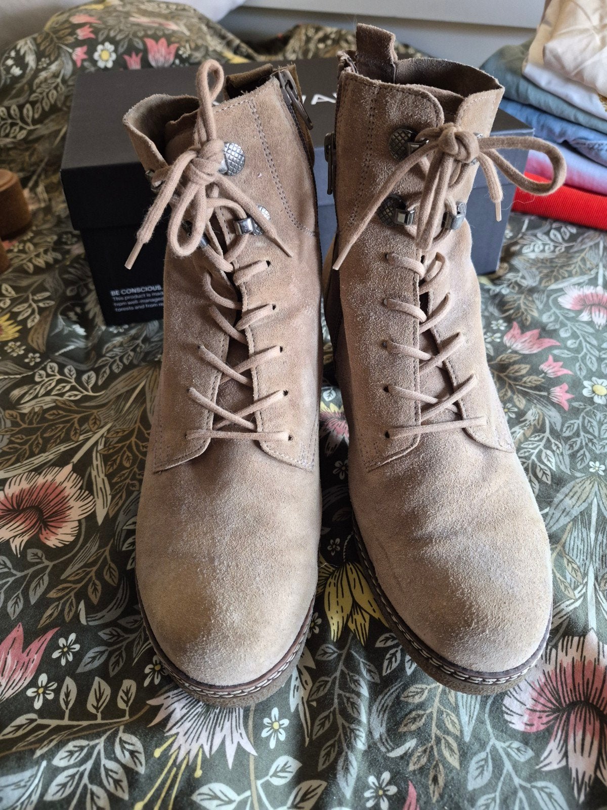 zgan gabor laarsjes maat 7, Beige, Lage of Enkellaarzen, Gabor, Ophalen of Verzenden