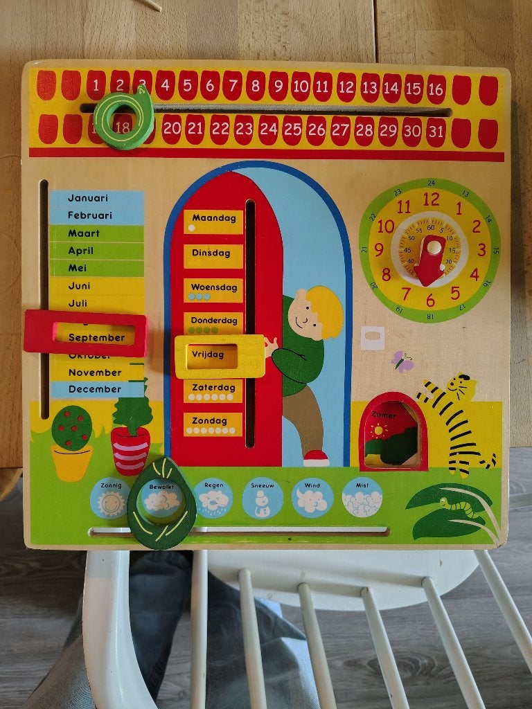 Wandbord kleuters, Ophalen of Verzenden, Gebruikt, Overige typen