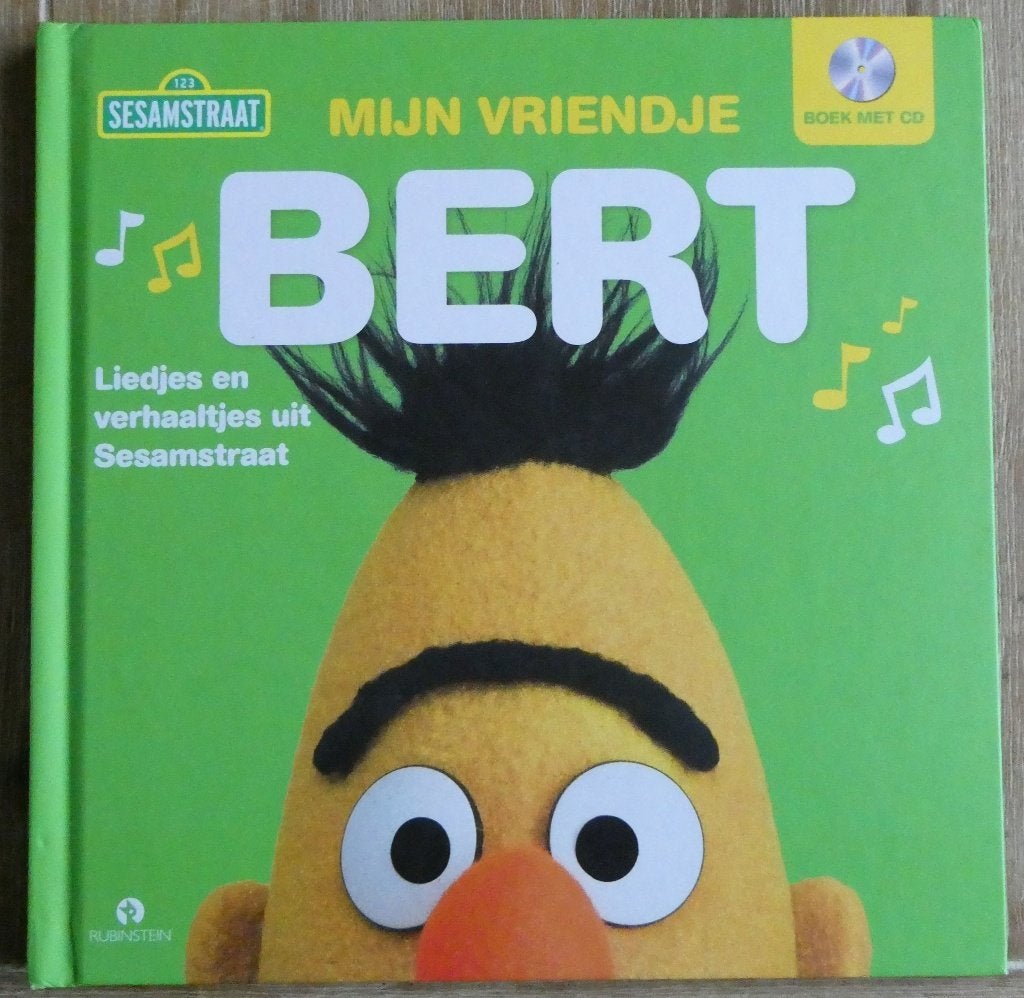 Mijn vriendje Bert - Sesamstraat - boek met cd, Boeken, Luisterboeken, Ophalen of Verzenden, Sesamstraat, Cd, Kind