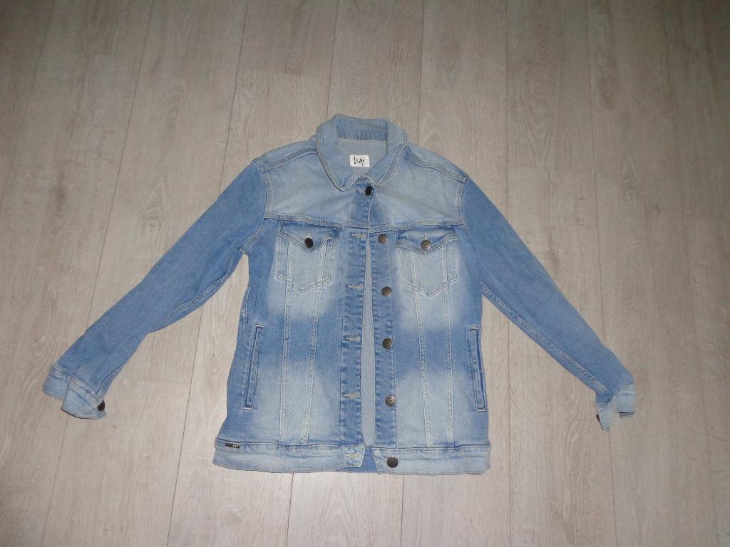blauw damesspijkerjasje van I-SAY, maat L, Kleding | Dames, Ophalen of Verzenden, Gedragen, Maat 42/44 (L), Blauw