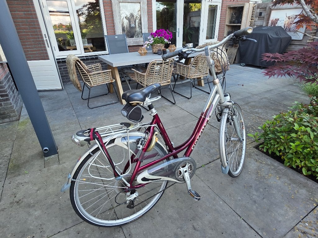 Fiets gazelle dames 53cm, Fietsen en Brommers, Ophalen, Versnellingen, Schijfrem, Gazelle