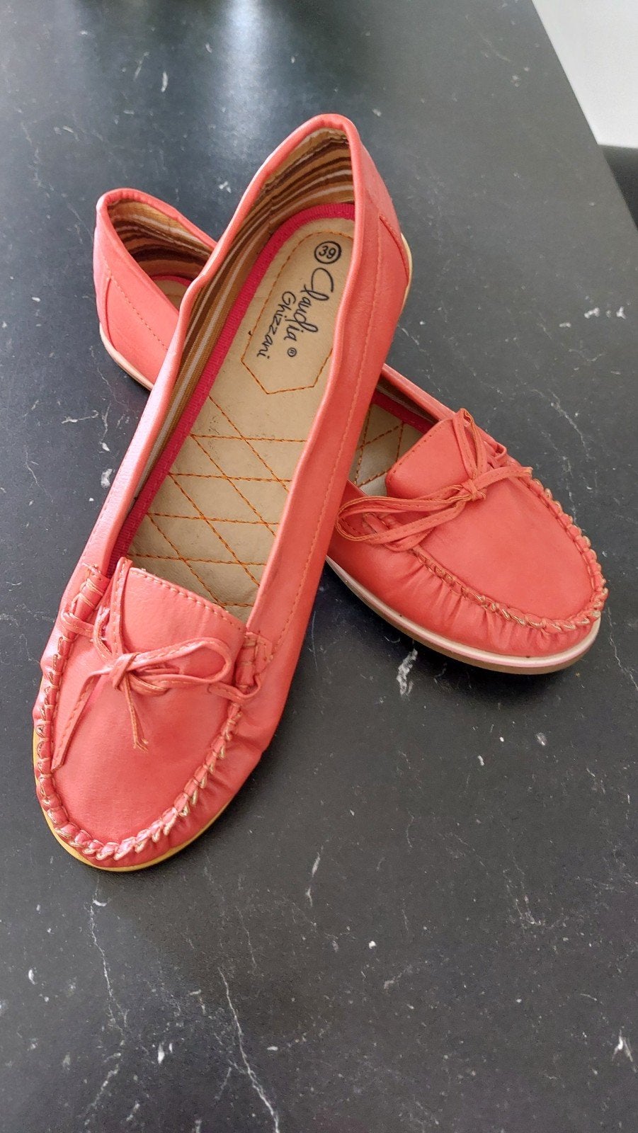 Moccasins maat 39 nieuw, Nieuw, Oranje, Ophalen of Verzenden, Espadrilles of Moccasins