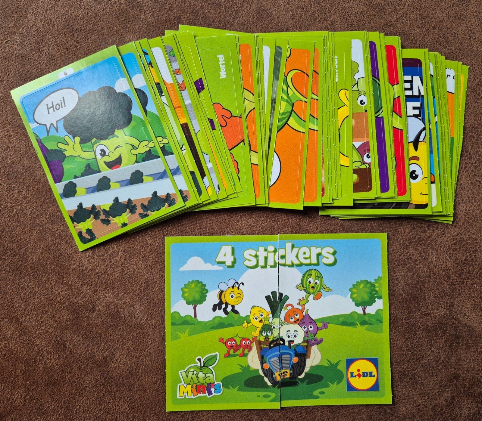 Lidl Vita Mini's stickers/plaatjes, Lidl, Ophalen of Verzenden
