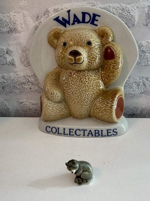 Wade Engeland Porselein Whimsie Raccoon (set 9) - 1958, Verzamelen, Ophalen of Verzenden, Nieuw, Dier