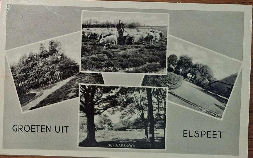 Elspeet- Vierluik 1941, Verzenden, 1940 tot 1960, Gelopen, Gelderland